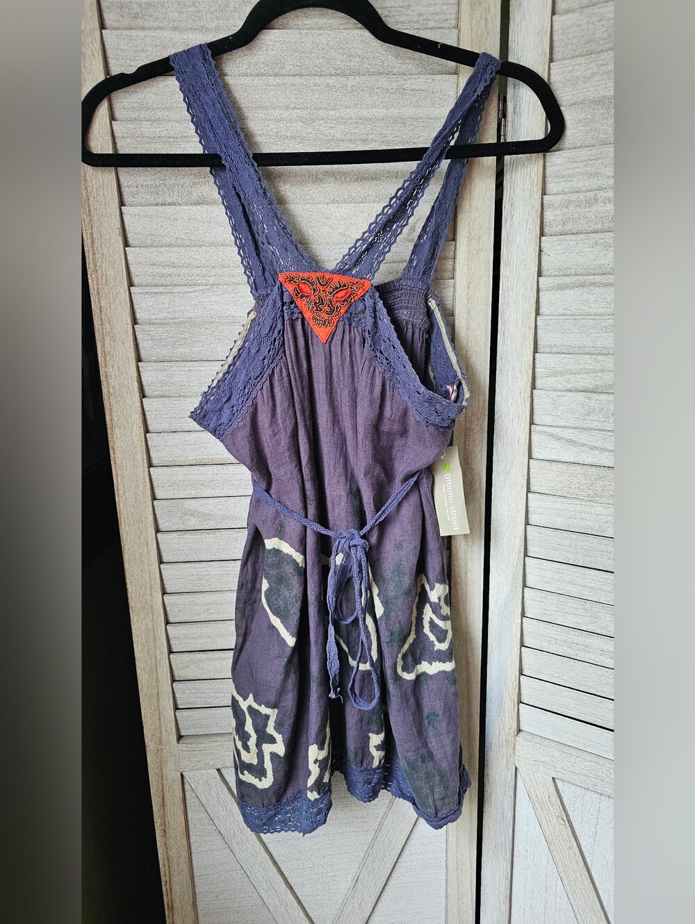 Free People Boho Crochet Geo Tunic Tank
